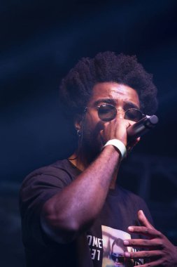 Faro, Portekiz: 30 Ağustos, 2018 - müzik grubu, Sacik kaş, Festival F üzerinde gerçekleştirir