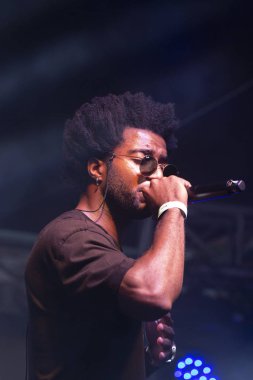 Faro, Portekiz: 30 Ağustos, 2018 - müzik grubu, Sacik kaş, Festival F üzerinde gerçekleştirir