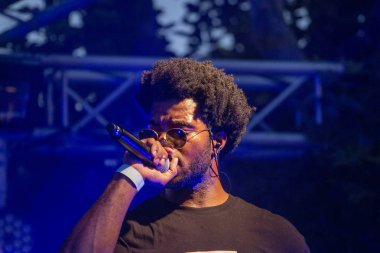 Faro, Portekiz: 30 Ağustos, 2018 - müzik grubu, Sacik kaş, Festival F üzerinde gerçekleştirir