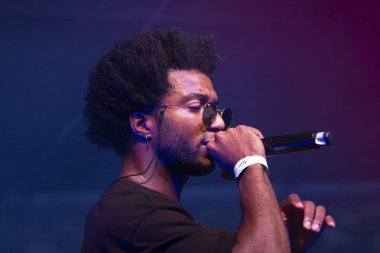 Faro, Portekiz: 30 Ağustos, 2018 - müzik grubu, Sacik kaş, Festival F üzerinde gerçekleştirir