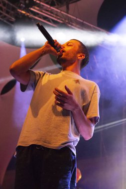 Faro, Portekiz: 30 Ağustos, 2018 - yavaş J sanatçı, Festival F üzerinde gerçekleştirir.