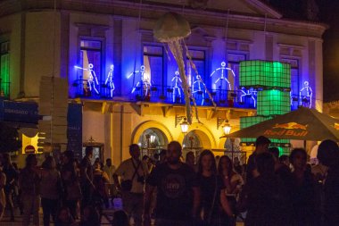 Faro, Portekiz: bazında 30 Ağustos, 2018 - genel Festivali f, Faro, Portekiz şehir büyük bir festival.