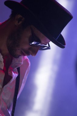 Faro, Portekiz: 31 Ağustos, 2018 - müzik grubu, Alexander Search, Festival F üzerinde gerçekleştirir