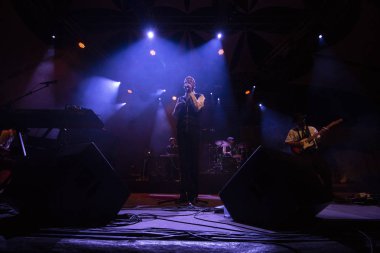 Faro, Portekiz: 31 Ağustos, 2018 - müzik grubu, Alexander Search, Festival F üzerinde gerçekleştirir