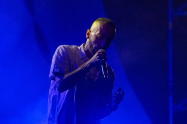 Faro, Portekiz: 1 Eylül, 2018 - müzik grubu, Piruka, Festival F, Faro, Portekiz şehir büyük bir festival gerçekleştirir.