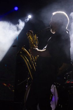 Faro, Portekiz: Festival F, Faro, Portekiz şehir büyük bir festival müzik grubu, efsanevi Tigerman, 31 Ağustos, 2018 - gerçekleştirir.