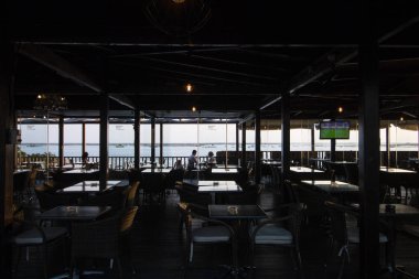 Faro, Portekiz: 30 Ağustos, 2018 - bar alanında içme Festivali F, Faro, Portekiz şehir büyük bir festival.