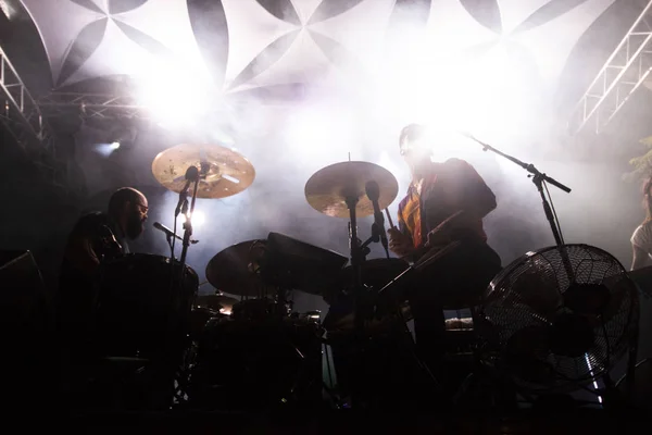 Faro Portugal 2018 Musik Band Paus Performt Auf Festival Einem — Stockfoto