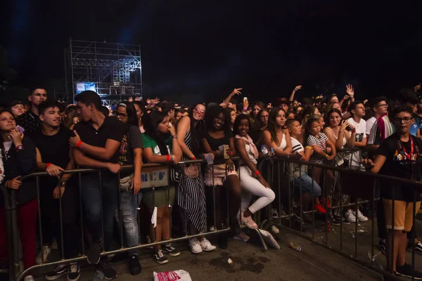Faro Portogallo Settembre 2018 Audience Watch Music Artist Festival Grande — Foto Stock