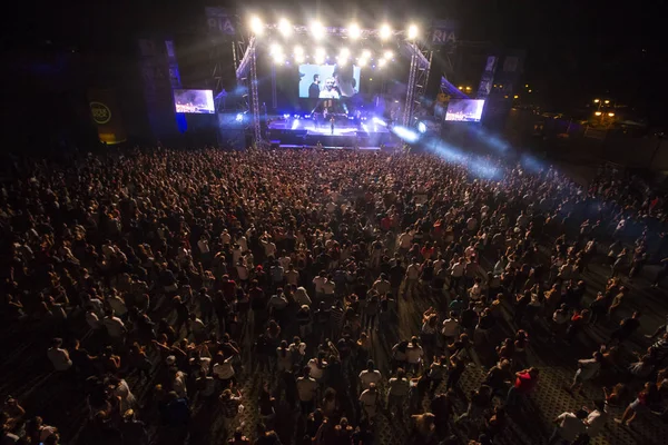 Faro Portugalia Września 2018 Artysta Muzyki Zegarek Publiczności Festiwalu Duży — Zdjęcie stockowe