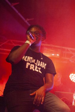 Faro, Portekiz: 2 Eylül, 2018 - müzik grubu, Bispo, Festival F, Faro, Portekiz şehir büyük bir festival gerçekleştirir.