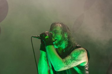 Faro, Portekiz: 2 Eylül, 2018 - müzik grubu, Moonspell, Festival F, Faro, Portekiz şehir büyük bir festival gerçekleştirir.