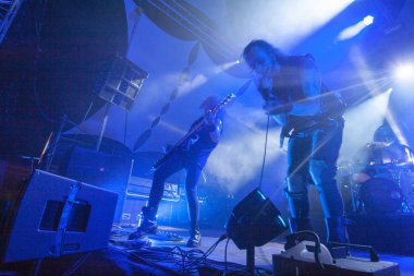 Faro, Portekiz: 2 Eylül, 2018 - müzik grubu, Moonspell, Festival F, Faro, Portekiz şehir büyük bir festival gerçekleştirir.