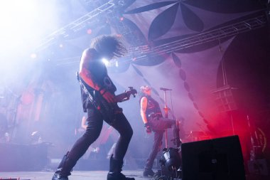 Faro, Portekiz: 2 Eylül, 2018 - müzik grubu, Moonspell, Festival F, Faro, Portekiz şehir büyük bir festival gerçekleştirir.