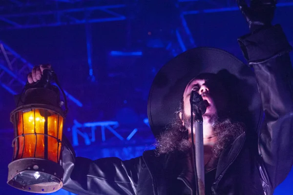 Faro Portekiz Eylül 2018 Müzik Grubu Moonspell Festival Faro Portekiz — Stok fotoğraf