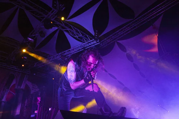 Faro Portugal September 2018 Musik Band Moonspell Konzertiert Auf Festival — Stockfoto