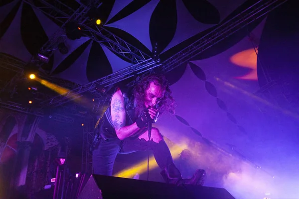 Faro Portekiz Eylül 2018 Müzik Grubu Moonspell Festival Faro Portekiz — Stok fotoğraf