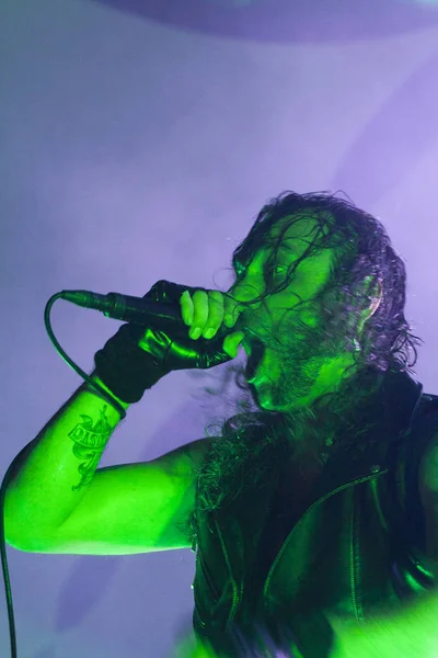 Faro Portugal September 2018 Muziekband Moonspell Voert Festival Een Groot — Stockfoto