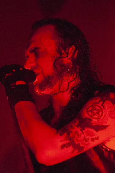 Faro Portekiz Eylül 2018 Müzik Grubu Moonspell Festival Faro Portekiz — Stok fotoğraf