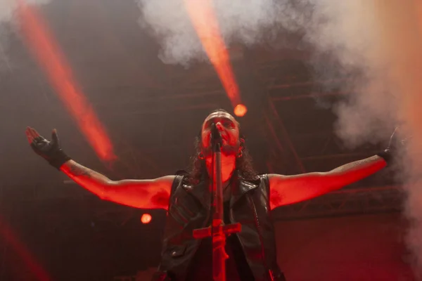 Faro Portekiz Eylül 2018 Müzik Grubu Moonspell Festival Faro Portekiz — Stok fotoğraf