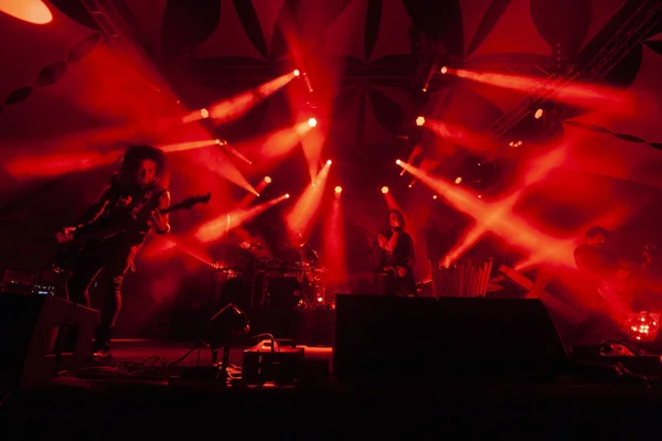 Faro Portekiz Eylül 2018 Müzik Grubu Moonspell Festival Faro Portekiz — Stok fotoğraf