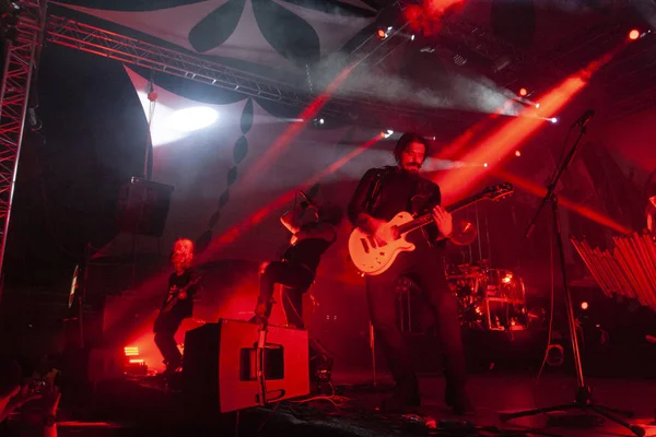 Faro Portugal September 2018 Muziekband Moonspell Voert Festival Een Groot — Stockfoto