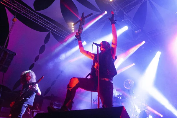 Faro Portugal Septiembre 2018 Banda Música Moonspell Actúa Festival Gran —  Fotos de Stock