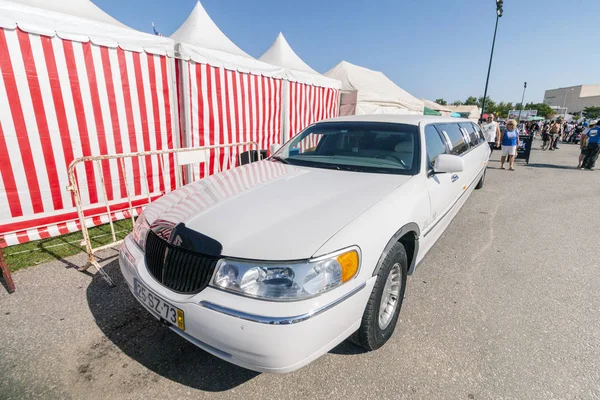 Faro Portugalia Sierpień 2018 Amerykańskie Samochody Pokaż Algarve Zdarzenie Zabytkowych — Zdjęcie stockowe