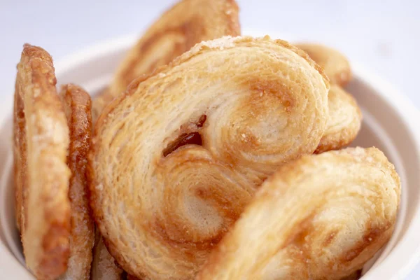 Vedere Aproape Produselor Patiserie Dulci Palmier Bol — Fotografie, imagine de stoc