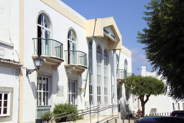 Municipal Library of Sao Bras de Alportel located in Algarve, Portugal.