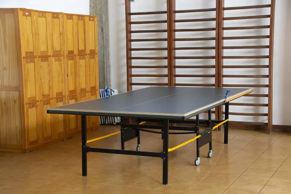 Vista Tavolo Ping Pong Una Sala Giochi — Foto Stock