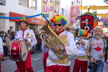 Karnaval geçit Festivali katılımcıları