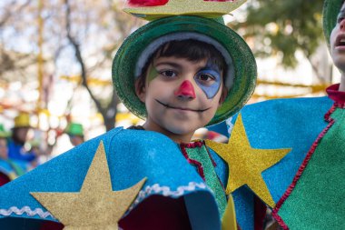 Karnaval geçit Festivali katılımcıları