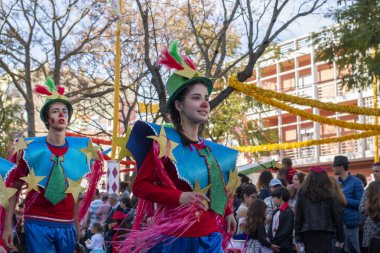 Karnaval geçit Festivali katılımcıları