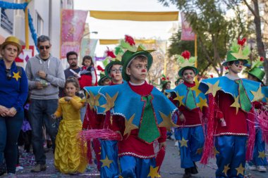 Karnaval geçit Festivali katılımcıları