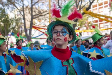 Karnaval geçit Festivali katılımcıları