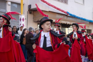 Karnaval geçit Festivali katılımcıları