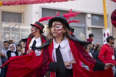 Karnaval geçit Festivali katılımcıları