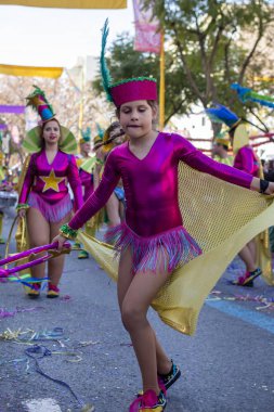 Karnaval geçit Festivali katılımcıları