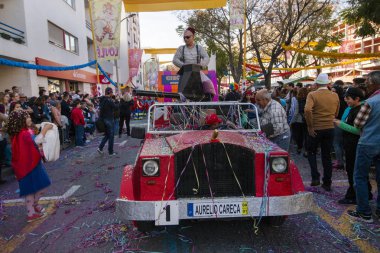 Karnaval geçit Festivali katılımcıları