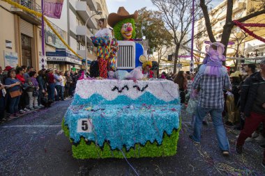 Karnaval geçit Festivali katılımcıları