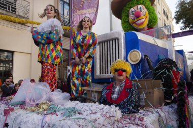 Karnaval geçit Festivali katılımcıları