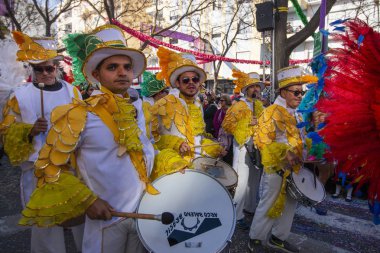 Karnaval geçit Festivali katılımcıları