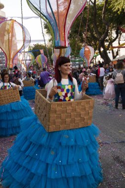 Karnaval geçit Festivali katılımcıları