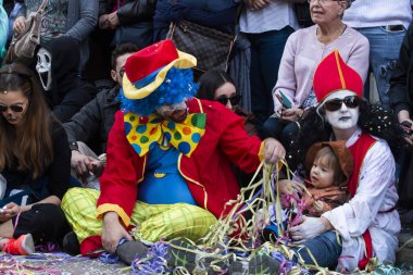 Karnaval geçit Festivali katılımcıları