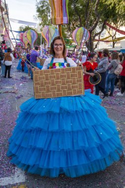 Karnaval geçit Festivali katılımcıları