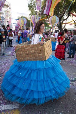 Karnaval geçit Festivali katılımcıları