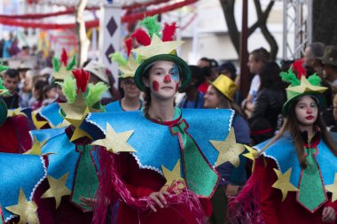 Karnaval geçit Festivali katılımcıları