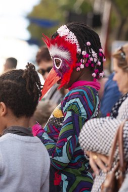 Karnaval geçit Festivali katılımcıları