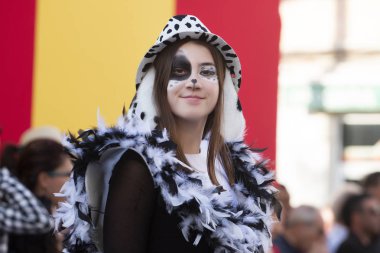 Karnaval geçit Festivali katılımcıları